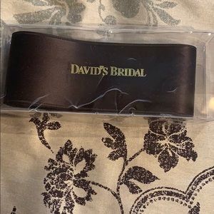 David’s Bridal - Truffle sash